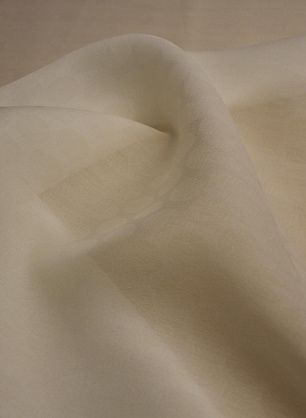 Органза фактурная (о) стилизованный горох айвори - в интернет-магазине тканей Тессутидея арт. 10-3112