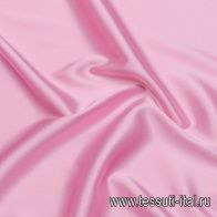 Шелк атлас стрейч (о) розовый - итальянские ткани Тессутидея арт. 10-2670