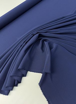 Крепдешин (о) темно-синий - в интернет-магазине тканей Тессутидея арт. 10-4711