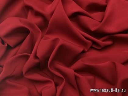 Подкладочная стрейч (о) красно-бордовая - итальянские ткани Тессутидея арт. 07-1114