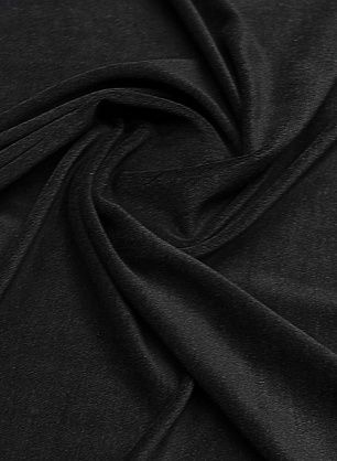 Футер с начесом шерсть (о) черный - в интернет-магазине тканей Тессутидея арт. 15-1105