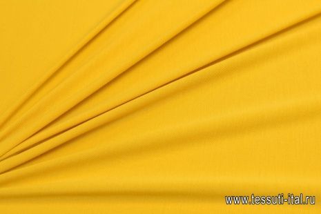 Трикотаж пике шерсть (о) медовый - итальянские ткани Тессутидея арт. 15-1017