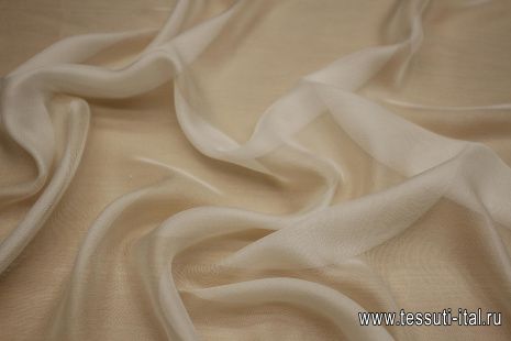 Шелк марлевка (о) айвори - итальянские ткани Тессутидея арт. 10-3105