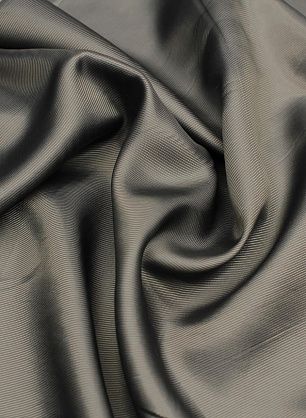 Подкладочная диагональ вискоза с ацетатом (о) графитовая - в интернет-магазине тканей Тессутидея арт. 08-1451