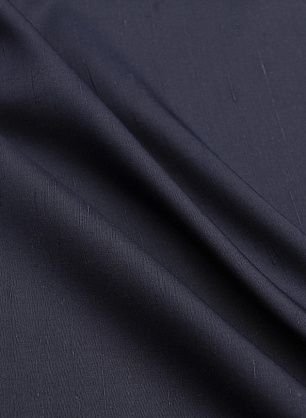 Шелк шантунг (о) темно-синий - в интернет-магазине тканей Тессутидея арт. 10-4526