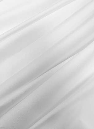 Сорочечная (о) белая стилизованная жаккардовая полоска  - в интернет-магазине тканей Тессутидея арт. 01-8148