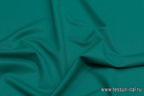 Костюмная стрейч дабл фейс (о) ярко-зеленая - итальянские ткани Тессутидея арт. 05-4373