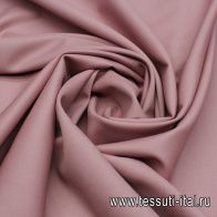 Костюмная стрейч дабл фэйс (о) розовое антико - итальянские ткани Тессутидея арт. 05-4366