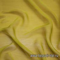 Шифон 30 г/м (о) лаймовый  - итальянские ткани Тессутидея арт. 10-3145