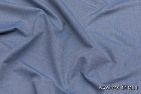 Сорочечная (о) синяя под джинсу - итальянские ткани Тессутидея арт. 01-6988