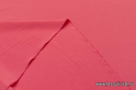 Крепдешин (о) светло-брусничный - итальянские ткани Тессутидея арт. 03-5772