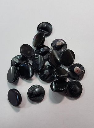 Пуговица перламутр на ножке d-8мм темно-серая - в интернет-магазине тканей Тессутидея арт. F-5615