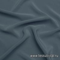 Крепдешин 120 г/м (о) светло-синий  - итальянские ткани Тессутидея арт. 10-3156