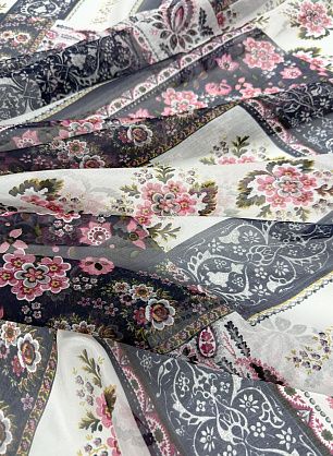 Маркизет (н) сине-красно-белый рисунок пэчворк - в интернет-магазине тканей Тессутидея арт. 10-4746