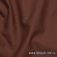 Хлопок костюмный (о) шоколадный - итальянские ткани Тессутидея арт. 01-6554