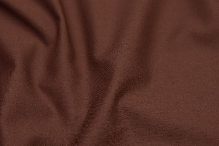 Хлопок костюмный (о) шоколадный - итальянские ткани Тессутидея арт. 01-6554