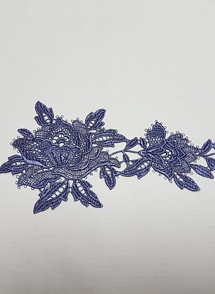 Аппликация пришивная (о) сиреневые цветы - в интернет-магазине тканей Тессутидея арт. F-2989