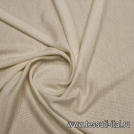 Трикотаж шерсть+шелк (о) фактурный айвори - итальянские ткани Тессутидея арт. 15-1120