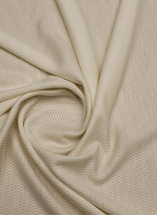 Трикотаж шерсть+шелк (о) фактурный айвори - в интернет-магазине тканей Тессутидея арт. 15-1120