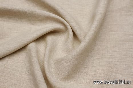 Лен (о) светло-бежевый - итальянские ткани Тессутидея арт. 16-0950