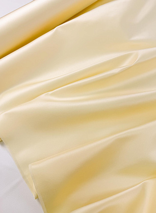 Шелк дюшес дабл (о) желтый - в интернет-магазине тканей Тессутидея арт. 10-4908