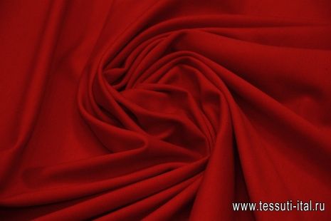 Джерси (о) красное  - итальянские ткани Тессутидея арт. 13-1113