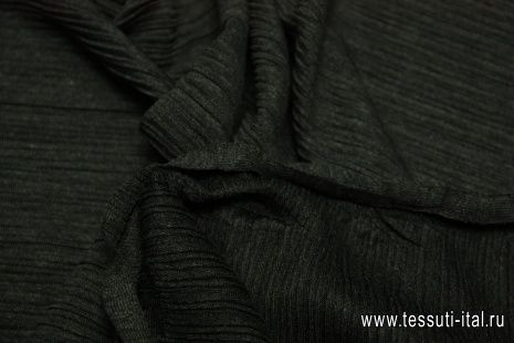 Трикотаж (о) серое гофре ш-150см - итальянские ткани Тессутидея арт. 13-1084