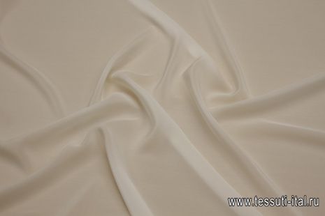 Крепдешин (о) айвори - итальянские ткани Тессутидея арт. 10-3256
