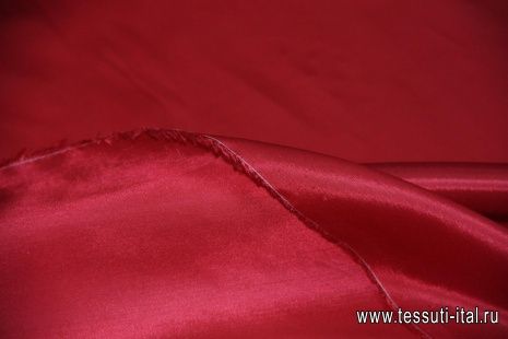 Подкладочная купра (о) темно-красная - итальянские ткани Тессутидея арт. 08-0700