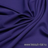 Плательная шерсть супер (о) Leitmotiv темно-фиолетовая - итальянские ткани Тессутидея арт. 17-0045