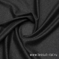 Костюмная кашемир (о) черная меланж - итальянские ткани Тессутидея арт. 05-4722