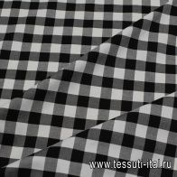 Сорочечная (н) черно-белая клетка - итальянские ткани Тессутидея арт. 01-7522