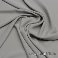 Крепдешин (о) серый - итальянские ткани Тессутидея арт. 10-3372