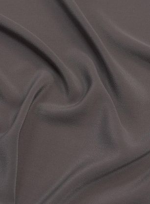 Крепдешин (о) коричнево-серый - в интернет-магазине тканей Тессутидея арт. 10-2323