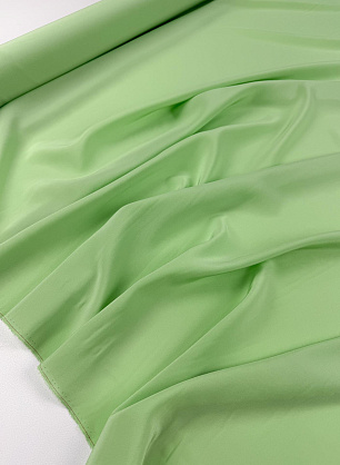 Крепдешин шелк с ацетатом (о) салатовый - в интернет-магазине тканей Тессутидея арт. 10-5041