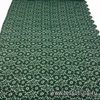 Кружево (о) зеленое Solstiss - итальянские ткани Тессутидея арт. 03-4788