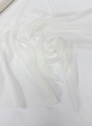 Шифон (о) белый - в интернет-магазине тканей Тессутидея арт. 10-4006