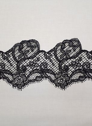 Кружево макраме (о) темно-синее ш-17см - в интернет-магазине тканей Тессутидея арт. 03-5485