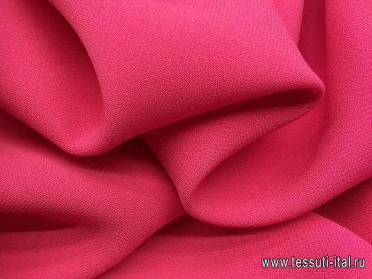 Плательная кади стрейч (о) розовая - итальянские ткани Тессутидея арт. 04-1126