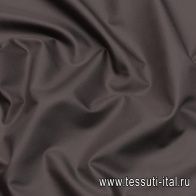 Хлопок костюмный (о) темно-коричневый - итальянские ткани Тессутидея арт. 01-6939