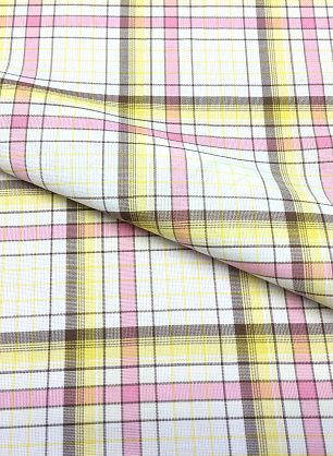 Сорочечная (н) желто-розово-коричневая клетка Etro - в интернет-магазине тканей Тессутидея арт. 01-3740
