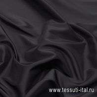 Подкладочная стрейч (о) черная - итальянские ткани Тессутидея арт. 07-1420