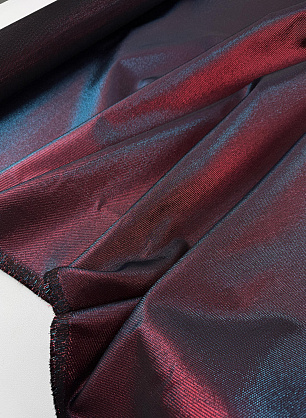 Жаккард хамелион с люрексом (о) красно-голубой - в интернет-магазине тканей Тессутидея арт. 03-7504