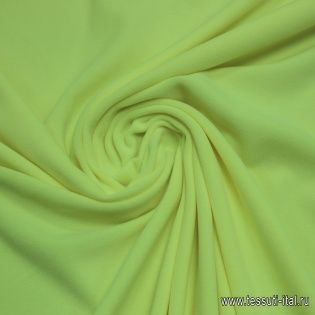 Трикотаж флис (о) ярко-желтый - итальянские ткани Тессутидея арт. 13-0865