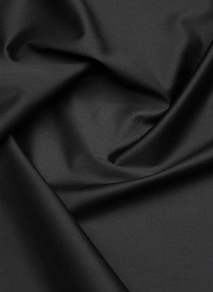 Хлопок стрейч 320 г/м (о) черный - в интернет-магазине тканей Тессутидея арт. 01-7844