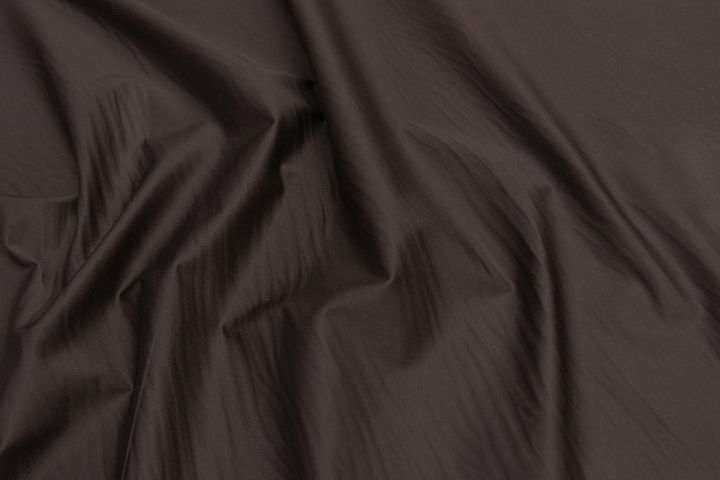 Хлопок костюмный стрейч (о) темно-коричневый - итальянские ткани Тессутидея арт. 01-6821
