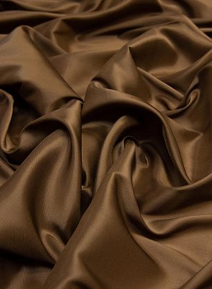 Подкладочная стрейч (о) коричневая - в интернет-магазине тканей Тессутидея арт. 07-1280