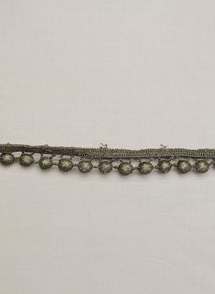 Тесьма бахрома (о) серая 1,2см - в интернет-магазине тканей Тессутидея арт. F-6203