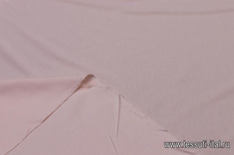 Трикотаж хлопок (о) светло-розовый - итальянские ткани Тессутидея арт. 12-0885