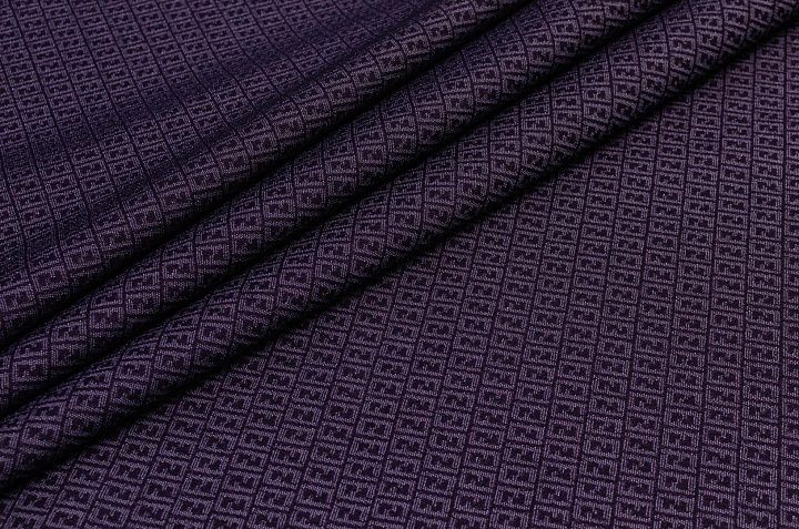 Плательная стрейч (н) серо-фиолетовая Fendi - итальянские ткани Тессутидея арт. 03-5889